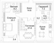 2-комнатная квартира площадью 105 кв.м, Пироговская Малая ул., 8 | цена 102 419 120 руб. | www.metrprice.ru