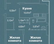 3-комнатная квартира площадью 93.7 кв.м, Новая ул. | цена 10 880 000 руб. | www.metrprice.ru