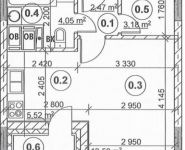 1-комнатная квартира площадью 30 кв.м, улица Василия Ботылёва, 6 | цена 5 492 800 руб. | www.metrprice.ru