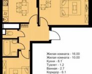 2-комнатная квартира площадью 44 кв.м, Транспортный проезд, 6 | цена 4 600 000 руб. | www.metrprice.ru