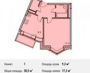 1-комнатная квартира площадью 38.5 кв.м, Потаповская Роща ул., 1К1 | цена 4 450 000 руб. | www.metrprice.ru