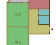 2-комнатная квартира площадью 60.3 кв.м, Защитников Москвы просп., 9К1 | цена 7 200 000 руб. | www.metrprice.ru