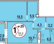 1-комнатная квартира площадью 59 кв.м, Покровский бул., 5/2 | цена 23 927 777 руб. | www.metrprice.ru