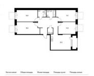 4-комнатная квартира площадью 117.5 кв.м, Ленинский проспект, 20 | цена 22 761 687 руб. | www.metrprice.ru
