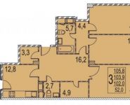 3-комнатная квартира площадью 105 кв.м, Мосфильмовская ул., 88К4 | цена 32 000 000 руб. | www.metrprice.ru