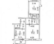 2-комнатная квартира площадью 53 кв.м, 20-й мкр, К2005 | цена 6 500 000 руб. | www.metrprice.ru