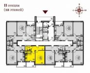 1-комнатная квартира площадью 41 кв.м, Бородинская ул., 11 | цена 3 435 800 руб. | www.metrprice.ru