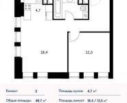 2-комнатная квартира площадью 2 кв.м в ЖК "Vander Park", Рублевское ш., 101 | цена 12 321 100 руб. | www.metrprice.ru