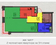 2-комнатная квартира площадью 49.3 кв.м, Авангардная, корп.5 | цена 5 472 300 руб. | www.metrprice.ru