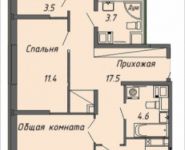 3-комнатная квартира площадью 91 кв.м, Ленинский проспект, 16 | цена 7 362 810 руб. | www.metrprice.ru