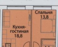 2-комнатная квартира площадью 46 кв.м, улица Фабрициуса, 22 | цена 12 900 000 руб. | www.metrprice.ru