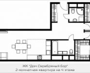 2-комнатная квартира площадью 83.78 кв.м, Живописная, 1 | цена 25 552 900 руб. | www.metrprice.ru