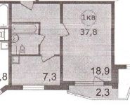 1-комнатная квартира площадью 38 кв.м, Некрасова ул., 22А | цена 2 500 000 руб. | www.metrprice.ru