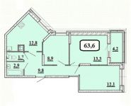 3-комнатная квартира площадью 63.6 кв.м, бульвар Космонавтов, 11 | цена 6 215 062 руб. | www.metrprice.ru