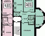 3-комнатная квартира площадью 90 кв.м, Колхозная пл., 3 | цена 7 500 000 руб. | www.metrprice.ru