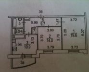 2-комнатная квартира площадью 59 кв.м, Туристская улица, 25к5 | цена 14 800 000 руб. | www.metrprice.ru