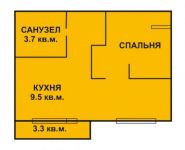 1-комнатная квартира площадью 32.7 кв.м, Ново-Молоковский бульвар, 10 | цена 2 800 000 руб. | www.metrprice.ru
