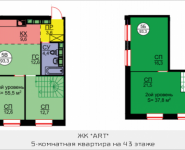 5-комнатная квартира площадью 93.3 кв.м, Авангардная, корп.5 | цена 10 916 100 руб. | www.metrprice.ru