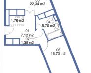 2-комнатная квартира площадью 67.17 кв.м, Кудрявцева, IV | цена 8 137 067 руб. | www.metrprice.ru