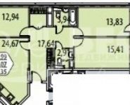 3-комнатная квартира площадью 94 кв.м, улица Викторенко, 11с1 | цена 16 290 000 руб. | www.metrprice.ru