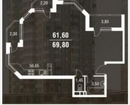 3-комнатная квартира площадью 69 кв.м, Мичуринский 2-й туп., 4 | цена 5 967 900 руб. | www.metrprice.ru
