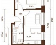 1-комнатная квартира площадью 37 кв.м, Донецкая ул., 30С2 | цена 5 391 519 руб. | www.metrprice.ru