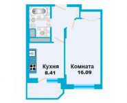 1-комнатная квартира площадью 35.3 кв.м, Рябиновая ул. | цена 2 400 000 руб. | www.metrprice.ru