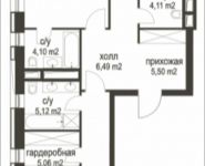 3-комнатная квартира площадью 113.91 кв.м, Усачёва, 12, корп.2.2 | цена 72 867 429 руб. | www.metrprice.ru