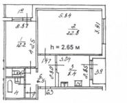 2-комнатная квартира площадью 55 кв.м, Талдомская улица, 17к1 | цена 9 500 000 руб. | www.metrprice.ru