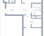 2-комнатная квартира площадью 66.7 кв.м, Новоалексеевская, 16с7 | цена 16 623 280 руб. | www.metrprice.ru