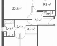 3-комнатная квартира площадью 87 кв.м, Вешняковская ул., 10 | цена 13 793 400 руб. | www.metrprice.ru