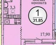 1-комнатная квартира площадью 31.9 кв.м в ЖК "Ново-Хлебниково", Новое ш., 10 | цена 2 900 000 руб. | www.metrprice.ru