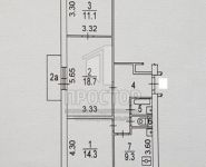 3-комнатная квартира площадью 65 кв.м, Акуловская улица, 23 | цена 8 800 000 руб. | www.metrprice.ru