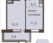 2-комнатная квартира площадью 47.9 кв.м, Гродненская, 5А, корп.1 | цена 10 404 359 руб. | www.metrprice.ru