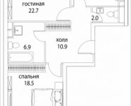 2-комнатная квартира площадью 78 кв.м, Золоторожский Вал, 11, стр. 9, корп.2 | цена 13 919 600 руб. | www.metrprice.ru