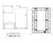 1-комнатная квартира площадью 38 кв.м, Золоторожский Вал ул., 11 | цена 6 936 800 руб. | www.metrprice.ru