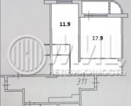 1-комнатная квартира площадью 47 кв.м, Пионерская улица, 14 | цена 4 750 000 руб. | www.metrprice.ru