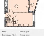 1-комнатная квартира площадью 41.3 кв.м, Ленинградский просп., 31 | цена 8 512 550 руб. | www.metrprice.ru