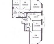 5-комнатная квартира площадью 139 кв.м, проезд Александра Невского, 4 | цена 9 800 000 руб. | www.metrprice.ru