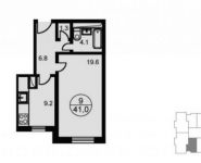 1-комнатная квартира площадью 41 кв.м, Радио ул. | цена 4 575 600 руб. | www.metrprice.ru