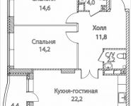 3-комнатная квартира площадью 72 кв.м, Юго-Восточный административный округ, район Лефортово, жилой квартал Символ, к4 | цена 15 068 900 руб. | www.metrprice.ru