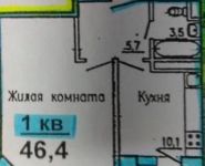 1-комнатная квартира площадью 46 кв.м, Лихачевское ш., 1к4 | цена 5 400 000 руб. | www.metrprice.ru