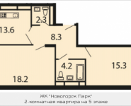 2-комнатная квартира площадью 75.3 кв.м, Ивановская, 7, корп.3Д | цена 7 906 500 руб. | www.metrprice.ru