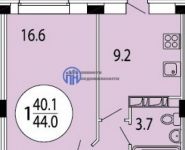 1-комнатная квартира площадью 44 кв.м, Колхозная ул., 4 | цена 3 700 000 руб. | www.metrprice.ru