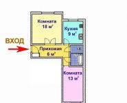 2-комнатная квартира площадью 53 кв.м, Федеративный просп., 10К1 | цена 9 550 000 руб. | www.metrprice.ru