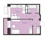1-комнатная квартира площадью 32.06 кв.м,  | цена 2 523 122 руб. | www.metrprice.ru