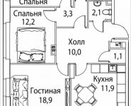 3-комнатная квартира площадью 83 кв.м, Золоторожский Вал, 11, стр. 9, корп.9 | цена 16 087 500 руб. | www.metrprice.ru