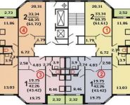 2-комнатная квартира площадью 61 кв.м, Чистяковой ул., 58 | цена 6 850 000 руб. | www.metrprice.ru