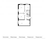 3-комнатная квартира площадью 78.5 кв.м, Молодогвардейская ул, вл36 | цена 16 571 350 руб. | www.metrprice.ru