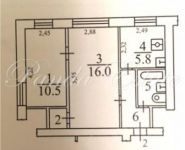 2-комнатная квартира площадью 40.1 кв.м, Парковая ул., 17 | цена 3 370 000 руб. | www.metrprice.ru